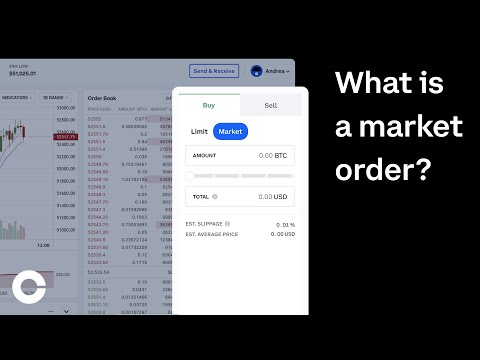 Coinbase Advanced Trading: What is a market order?
