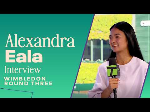 Alex Eala beats defending champ Iga Swiatek to reach first major fourth round 🤍 | Wimbledon 2026