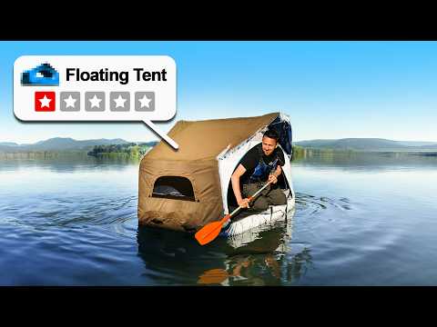 We Camped In A Floating Tent