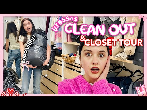 HUGE CLOSET CLEANOUT ✨ aufräumen, organisieren + Tour! HELP ⋆౨ৎ˚⟡˖ ࣪