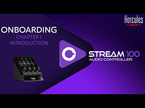 STREAM CONTROL - Chapter 1 : Introduction | STREAM 100