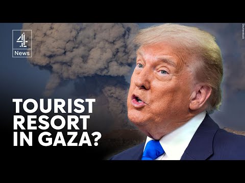 YouTube video thumbnail: Israeli Strikes Continue as Post-War Gaza Resort Plan Circulates