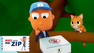 Lost Kitty Cat Song! 😺| 50 Minutes of @MailWithMrZIP Fun Mailman Cartoons for Kids