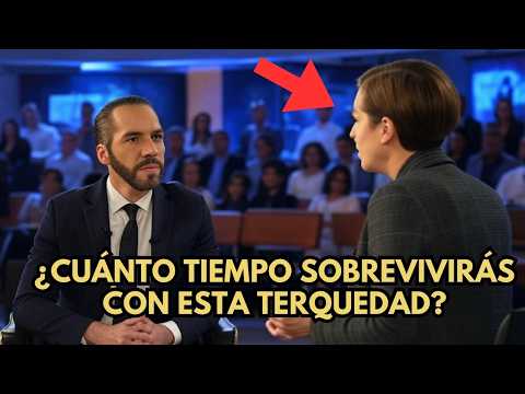 Periodista liberal se burla de Bukele y su respuesta deja a todos en silencio.