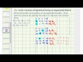 Understanding Augmented Matrices and Row Echelon Form
