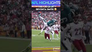 DeVonta Smith: Unbelievable Catch | Eagles Wide Receiver  #nfl #shorts #highlights
