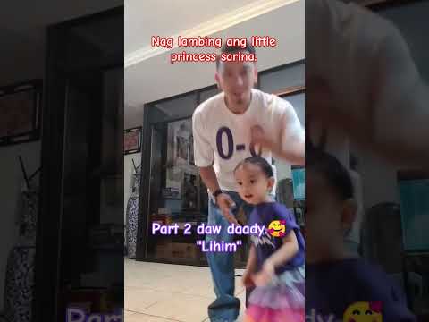 Part 2 ni Daddy jhong at baby Sarina ng Lihim. #jhonghilario #sarina