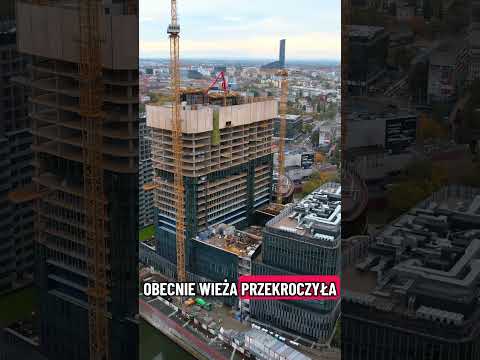 Budowa wieżowca Quorum we Wrocławiu 🏗️ #wrocław #inwestycje #cosiebuduje