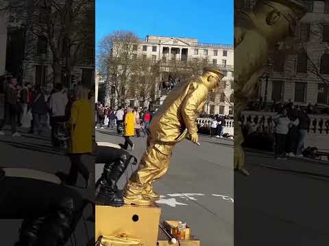 Golden boy statue.#shortsvideo