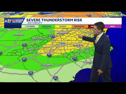 Impact Day: Hot and humid weekend in North Carolina, afternoon severe storm risks