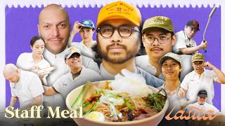 What Chefs Eat Before They Feed You at LA's Hottest Filipino Rotisserie | Staff Meal at Lasita