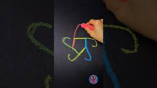¡Niños, dibujen una estrella conmigo! ⭐ ¡De forma divertida! #videoparaniños