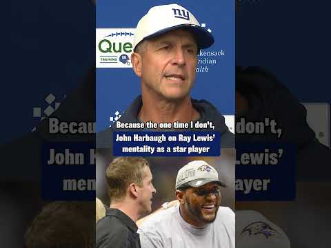 John Harbaugh shares a message <strong>that</strong> Ray Lewis used to say during their <strong>time</strong> together with <strong>the</strong> Ravens