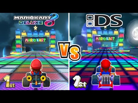 【衝撃】『マリオカート8DX』のコースを『マリオカートDS』でやってみた。