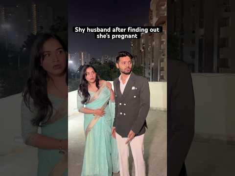 Shy husband with pregnant wife 😂 karne se pahle sochna tha na #comedy #funny #couple #parenting