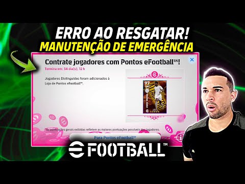 MANUTENÇÃO DE EMERGÊNCIA! VOCÊ NÃO PODERÁ RESGATAR O VINICIUS JÚNIOR NO EFOOTBALL 2025 MOBILE