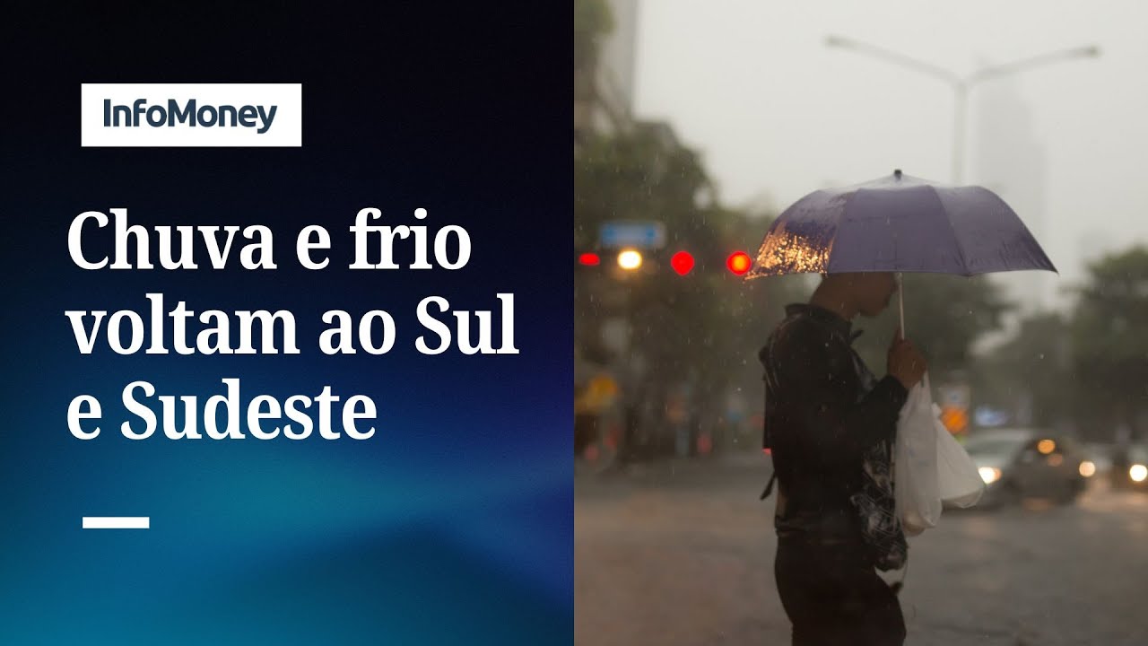 Depois de fim de semana de calor, frente fria traz chuva a São Paulo nesta segunda | InfoMoney News