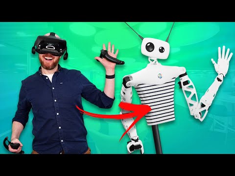 I Teleoperate A Humanoid ROBOT Using Virtual Reality!