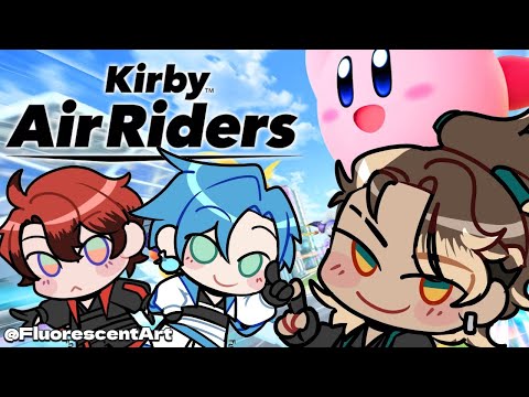 【Kirby Air Riders】Ridin' with da boys!  | w/ Machina X Flayon, Regis Altare, & Goldbullet !!