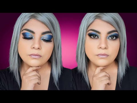 Maquillaje Azul fácil y rápido