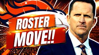 ROSTER MOVE: Denver Broncos RELEASE This Player!!