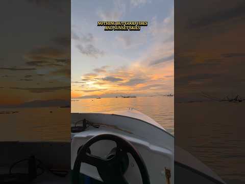 Good vibes ✅ Sunset skies ✅ #VillaNeldaBeachResort #BeachResort #Samal #Davao