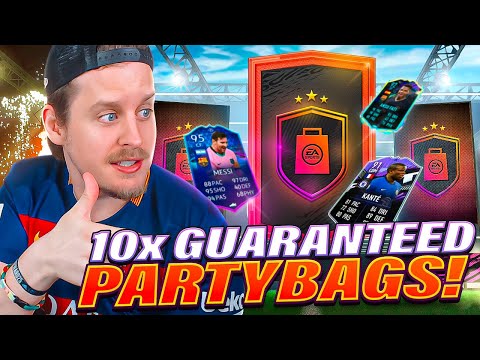 Insane Party Bags?! 10X Guaranteed Party Bag Packs! Fifa 21