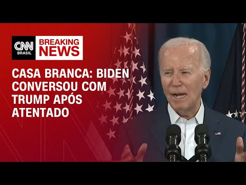 ​Casa Branca: Biden conversou com Trump após atentado | CNN PRIMETIME