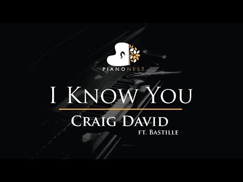 Craig David – I Know You ft. Bastille – Piano Karaoke / Sing Along / Cover with Lyrics