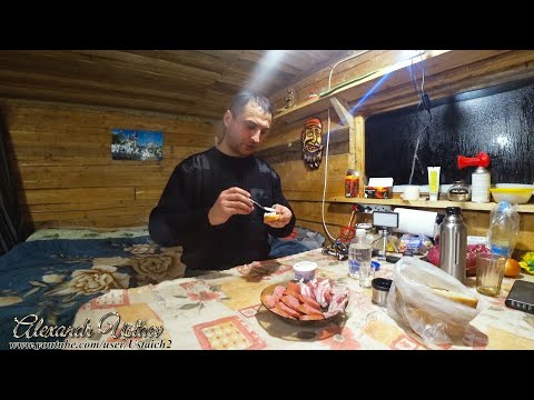 ОДИН В ЛЕСУ \ ПРИЕХАЛ В СВОЮ ИЗБУ С НОЧЁВКОЙ \ ТАЁЖНЫЙ БЫТ