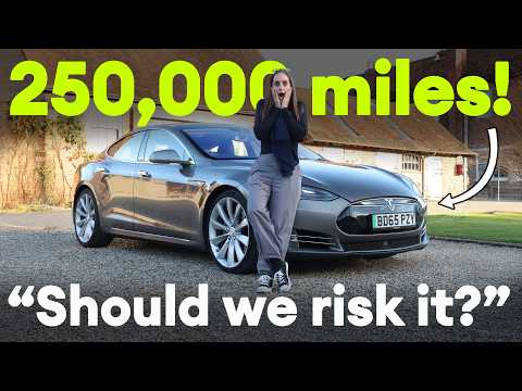 We drive a 250,000 mile Tesla Model S. | Electrifying