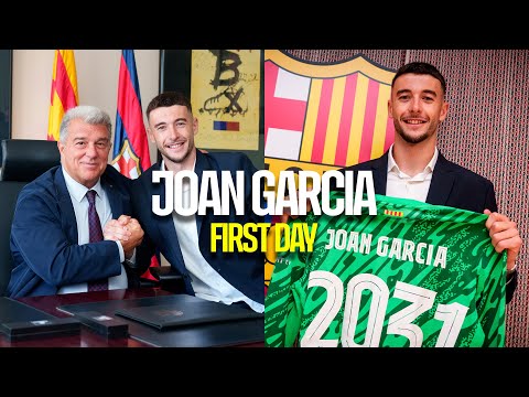 💥 JOAN GARCIA: HIS FIRST DAY AT FC BARCELONA 🔵🔴💥