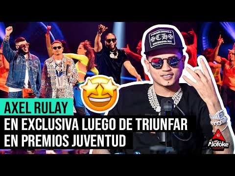 AXEL RULAY LLENO DE DIAMANTES EN EXCLUSIVA LUEGO DE TRIUNFAR EN PREMIOS JUVENTUD (ENTREVISTA)