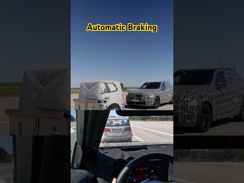BMW Automatic braking at 80 km/h
