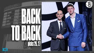 Brooklyn Nets use two late firsts on Ben Saraf and Danny Wolf! | Instant reaction 2025 NBA Draft
