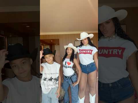 Cowboy Carter in Vegas ! #heatherandtarell