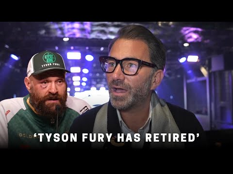 ‘TYSON FURY HAS RETIRD’ Eddie Hearn IMMEDIATE REACTION TO BREAKING NEWS | ANTHONY JOSHUA FUTURE