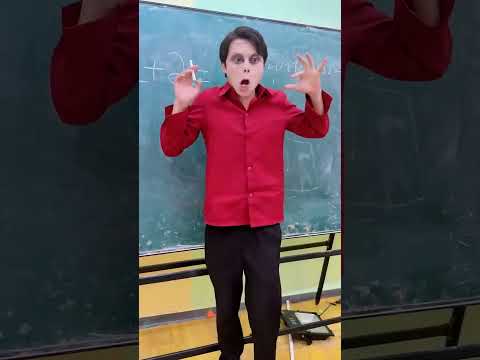 Too Much! He Actually Slept In Class #Clown #Angel