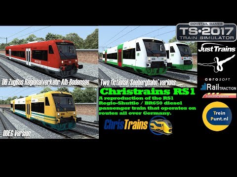 ChrisTrains Stadler RS1 Wat zit erin Train Simulator 2017