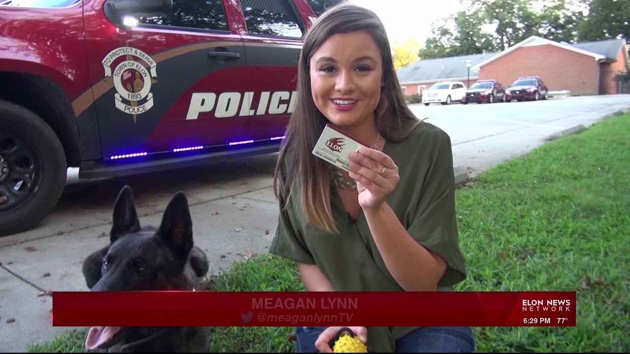 The newest addition to the Elon Police Department Elon News Network