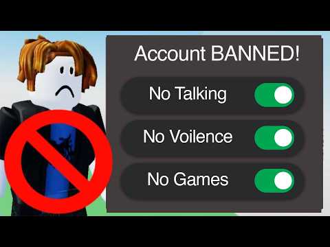 Roblox BAN Speedrun, BUT with PARENTAL CONTROLS