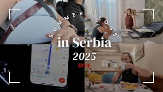 SUMMER VLOGS IN SERBIA '25 - BEBAAA IDE PRVI PUT KUCIIIII *pakovanje, put, moja nova kuca...* 1/6