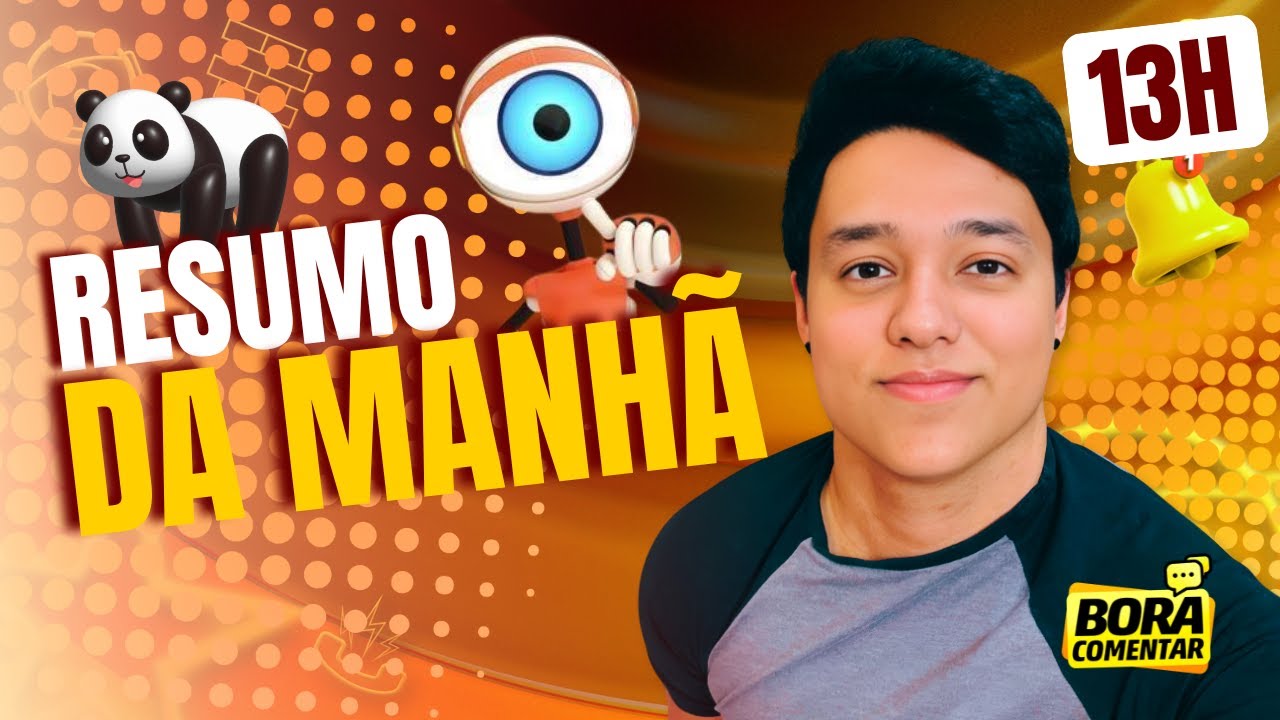🔵BBB26: RESUMO da MANHÃ de SÁBADO no BIG BROTHER BRASIL | 13h de SÁBADO!