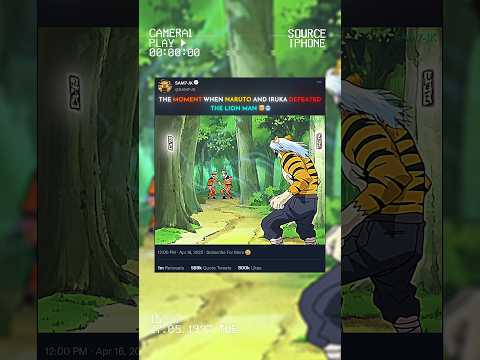 RASSENGAN 🤯... NARUTO Vs THE LION MAN 😈🥶