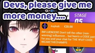 Nerissa BEGGED The Asphalt Devs For Some Money and They ACTUALLY Sent