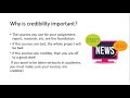 Evaluating Source Credibility in Research