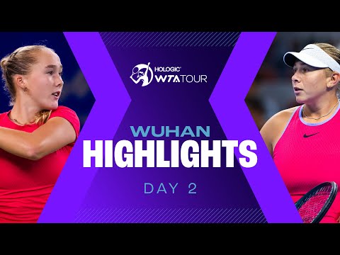 Day 2 in Wuhan with Andreeva, Anisimova & Siniakova | WTA Match Highlights