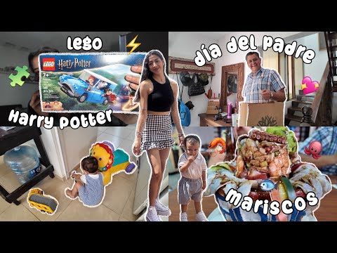 Chavita bien invita a su papá a comer y su marido le compra un lego de Harry Potter