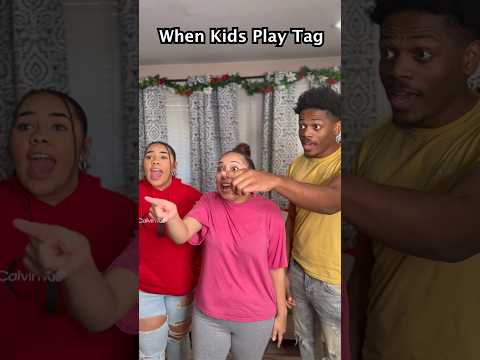 When Kids Play Tag: #shorts