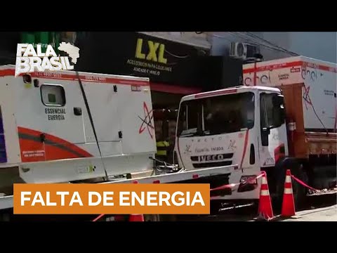 Falta de energia afeta comércio na 25 de Março, região central de São Paulo